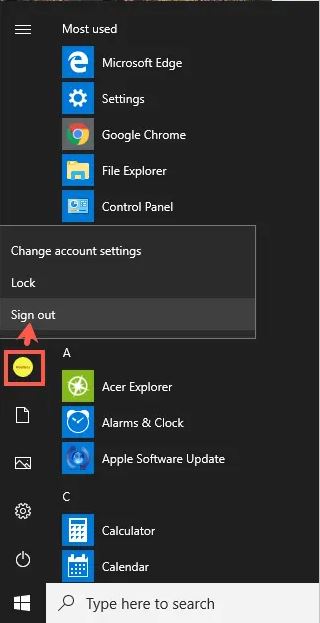 Sign-Out-Option-in-Start-Menu-User-Account