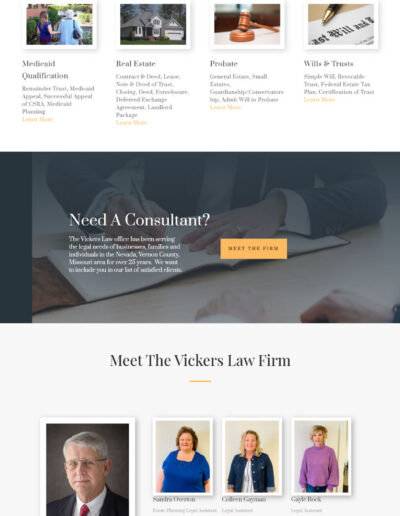 Law Firm Website Screenshot